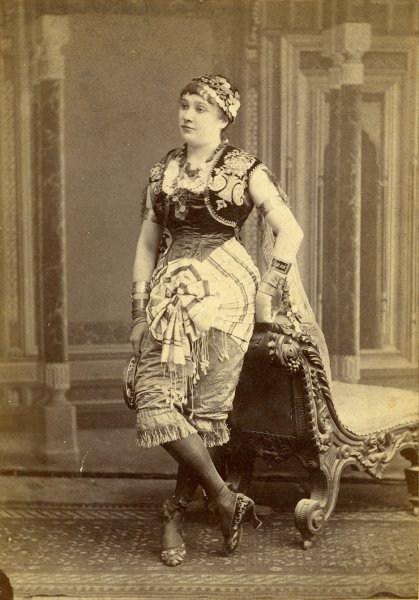 Untitled (portrait of 'Eugenie', an actress or dancer in Oriental dress)