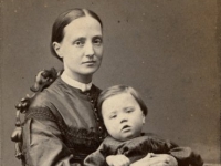 Untitled (studio portrait of mother and child)