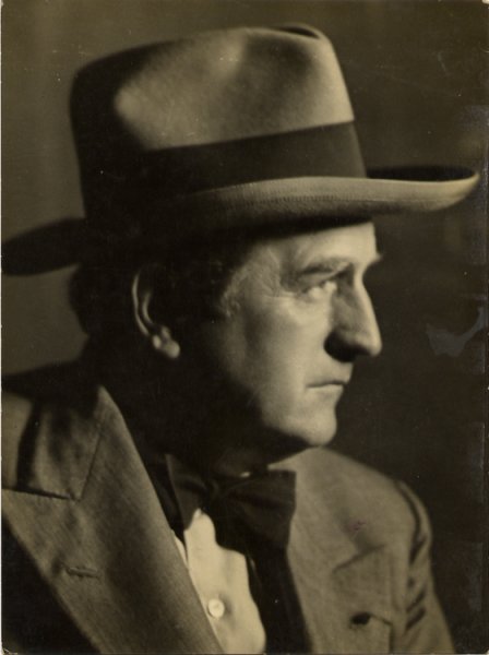 Portrait of writer Walter Rummel 