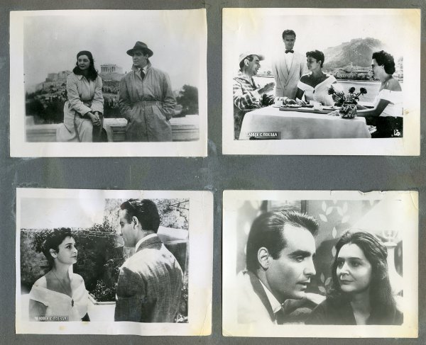 Album of photographic reproductions of film still postcards