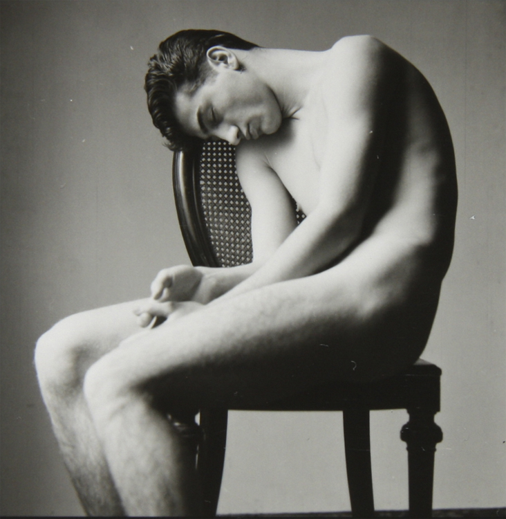 untitled (male nude on a chair) 