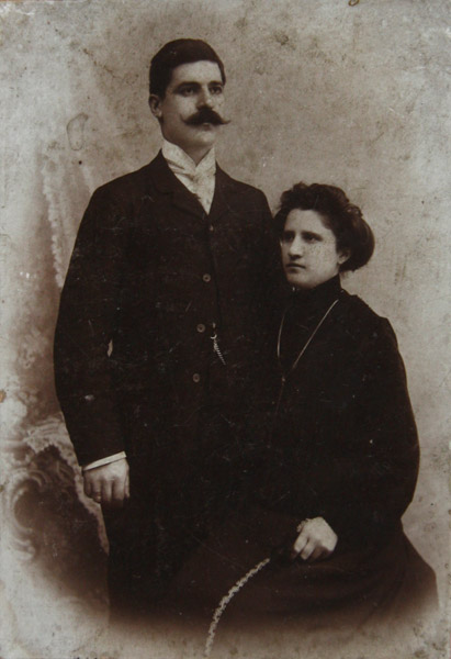 Studio portrait of a husband and wife 