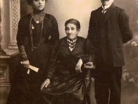 Armenian family studio portrait 
