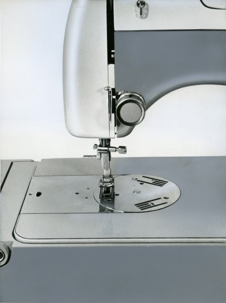 Untitled (product photograph of an automated sewing machine)